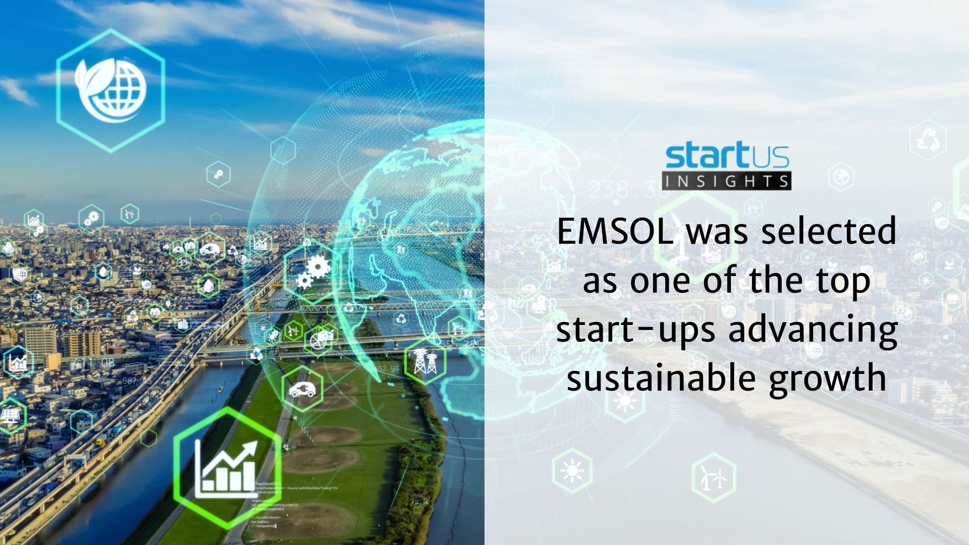 EMSOL was selected as one of the top start-ups advancing sustainable growth