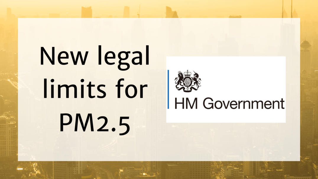 PM2.5 legal limit
