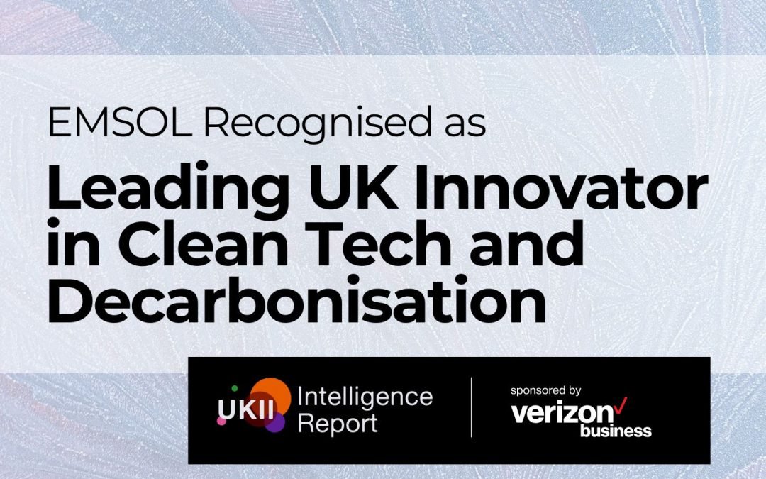 EMSOL Recognised as UK Innovation Leader in Clean Tech and Decarbonisation